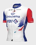 ALÉ Kurzarm Fahrradtrikot - GROUPAMA FDJ 2022 - Rot/Blau/Weiß