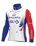ALÉ Fahrrad-Thermojacke - GROUPAMA FDJ 2022 - Rot/Blau/Weiß