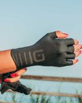ALÉ Fingerlose Fahrradhandschuhe - REFLEX AIR CRONO - Schwarz