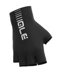 ALÉ Fingerlose Fahrradhandschuhe - SUNSELECT CRONO - Schwarz/Weiß