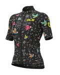 ALÉ Kurzarm Fahrradtrikot - VERSILIA LADY - Schwarz