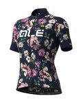 ALÉ Kurzarm Fahrradtrikot - FIORI LADY - Blau