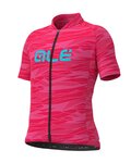 ALÉ Kurzarm Fahrradtrikot - ROCK KIDS - Rosa