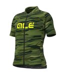 ALÉ Kurzarm Fahrradtrikot - ROCK KIDS - Grün