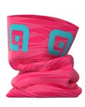 ALÉ Fahrrad-Nackenwärmer - ROCK - Rosa/Türkis