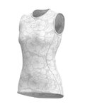 ALÉ Ärmelloses Fahrrad-Shirt - PETUNIA LADY - Weiß