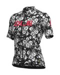ALÉ Kurzarm Fahrradtrikot - ROSES LADY - Schwarz/Grau