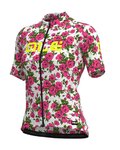 ALÉ Kurzarm Fahrradtrikot - ROSES LADY - Rosa/Weiß