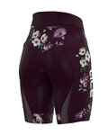 ALÉ Kurzarm Radtrikot und Shorts - FIORI LADY - bordeaux/Weiß