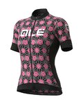 ALÉ Kurzarm Fahrradtrikot - GARDA LADY - Schwarz/Rosa