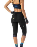 ALÉ 3/4 lange Fahrradhose ohne Träger - CLASSICO 3/4 LADY - Schwarz