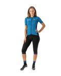 ALÉ 3/4 lange Fahrradhose ohne Träger - CLASSICO 3/4 LADY - Schwarz