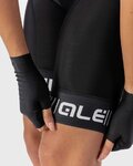 ALÉ Kurze Fahrradhose mit Trägern - STRADA LADY - Weiß/Schwarz