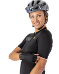 ALÉ Kurzarm Fahrradtrikot - COLOR BLOCK LADY - Schwarz
