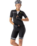 ALÉ Kurzarm Fahrradtrikot - COLOR BLOCK LADY - Schwarz
