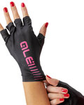 ALÉ Fingerlose Fahrradhandschuhe - SUNSELECT CRONO - Rosa/Schwarz