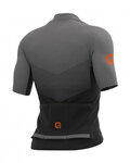 ALÉ Kurzarm Fahrradtrikot - DELTA - Grau/Orange/Schwarz