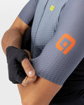 ALÉ Kurzarm Fahrradtrikot - DELTA - Grau/Orange/Schwarz