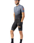 ALÉ Kurzarm Fahrradtrikot - DELTA - Grau/Orange/Schwarz