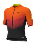 ALÉ Kurzarm Fahrradtrikot - DELTA - Rot/Schwarz/Orange