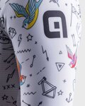 ALÉ Kurzarm Fahrradtrikot - VERSILIA - Weiß