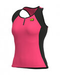 ALÉ Ärmelloses Fahrradtrikot - COLOR BLOCK LADY - Rosa