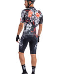 ALÉ Kurzarm Fahrradtrikot - SKULL - Weiß/Rot/Schwarz