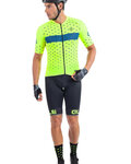 ALÉ Kurzarm Fahrradtrikot - STARS - Gelb