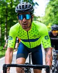 ALÉ Kurzarm Fahrradtrikot - STARS - Gelb