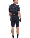 ALÉ Kurzarm Fahrradtrikot - STARS - Schwarz/Grau