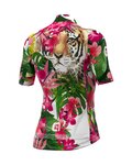 ALÉ Kurzarm Radtrikot und Shorts - TIGER LADY - Rosa/Grün