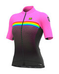 ALÉ Kurzarm Fahrradtrikot - BRIDGE LADY - Rosa