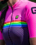 ALÉ Kurzarm Fahrradtrikot - BRIDGE LADY - Rosa