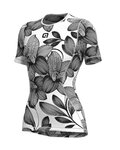 ALÉ Kurzarm Fahrrad-Shirt - GARDEN LADY - Weiß