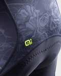 ALÉ Kurze Fahrradhose mit Trägern - SKULL - Schwarz