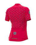 ALÉ Kurzarm Fahrradtrikot - STARS LADY - Rosa/Türkis