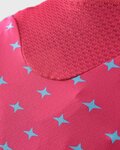 ALÉ Kurzarm Fahrradtrikot - STARS LADY - Rosa/Türkis