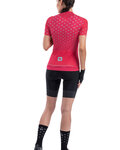 ALÉ Kurzarm Fahrradtrikot - STARS LADY - Rosa/Türkis