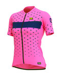ALÉ Kurzarm Fahrradtrikot - STARS LADY - Rosa