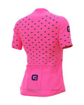 ALÉ Kurzarm Fahrradtrikot - STARS LADY - Rosa