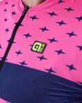 ALÉ Kurzarm Fahrradtrikot - STARS LADY - Rosa