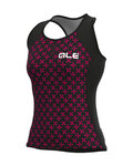 ALÉ Ärmelloses Fahrradtrikot - HELIOS LADY - Rosa/Schwarz