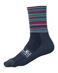 ALÉ Klassische Fahrradsocken - FLASH - Blau