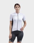 ALÉ Kurzarm Fahrradtrikot - COLOR BLOCK LADY - Weiß