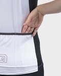ALÉ Kurzarm Fahrradtrikot - COLOR BLOCK LADY - Weiß