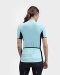 ALÉ Kurzarm Fahrradtrikot - COLOR BLOCK LADY - Hellblau