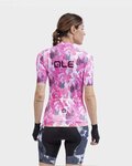 ALÉ Kurzarm Fahrradtrikot - PR-R AMAZZONIA LADY - Weiß/Rosa