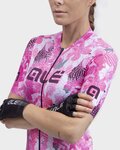 ALÉ Kurzarm Fahrradtrikot - PR-R AMAZZONIA LADY - Weiß/Rosa