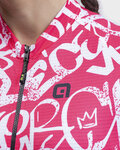 ALÉ Kurzarm Fahrradtrikot - ALÉ SOLID RIDE LADY - Weiß/Rot