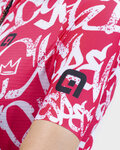 ALÉ Kurzarm Fahrradtrikot - ALÉ SOLID RIDE LADY - Weiß/Rot
